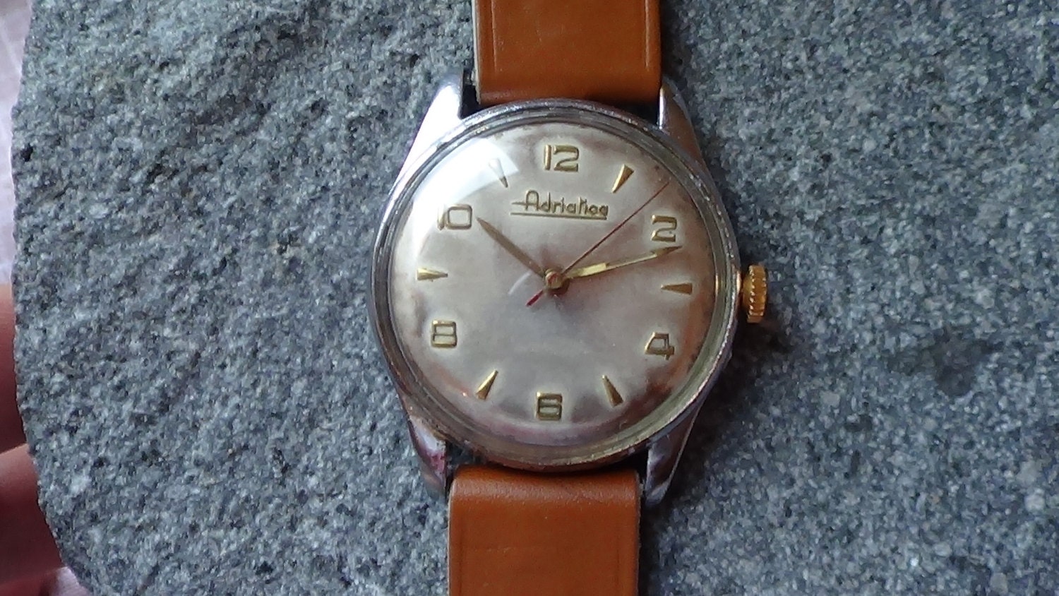 Adriatica Vintage Swiss Mechanical Watch OCEAN LIGHT BREEZE Etsy Denmark