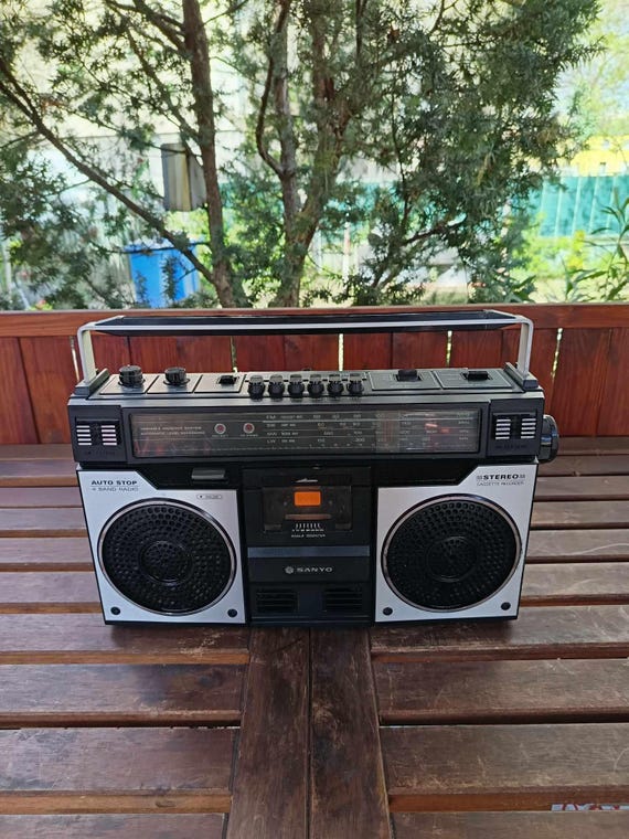 Sanyo M 4100 LU Vintage Japanese Boombox - Etsy