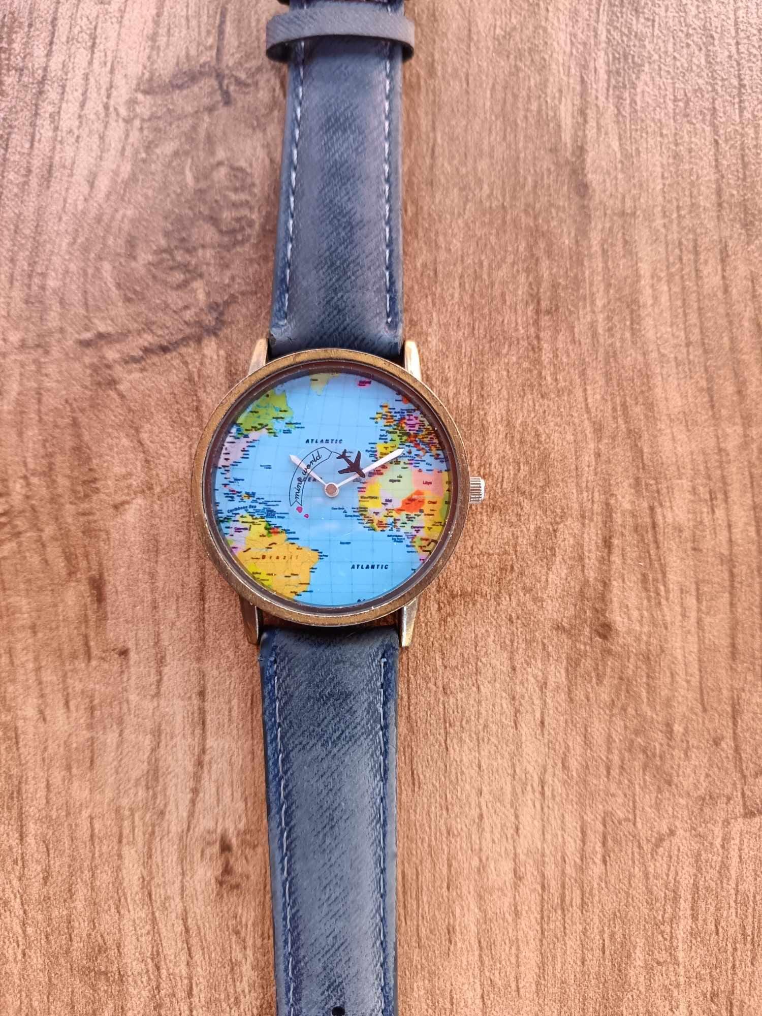 Montre bracelet de carte monde France