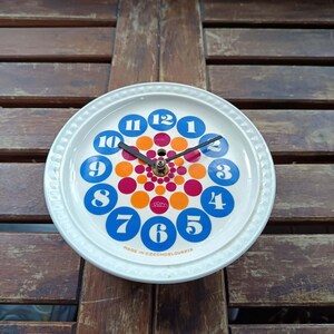 Vintage Prim Czech CLOCK by DITMAR URBACH from 1960s