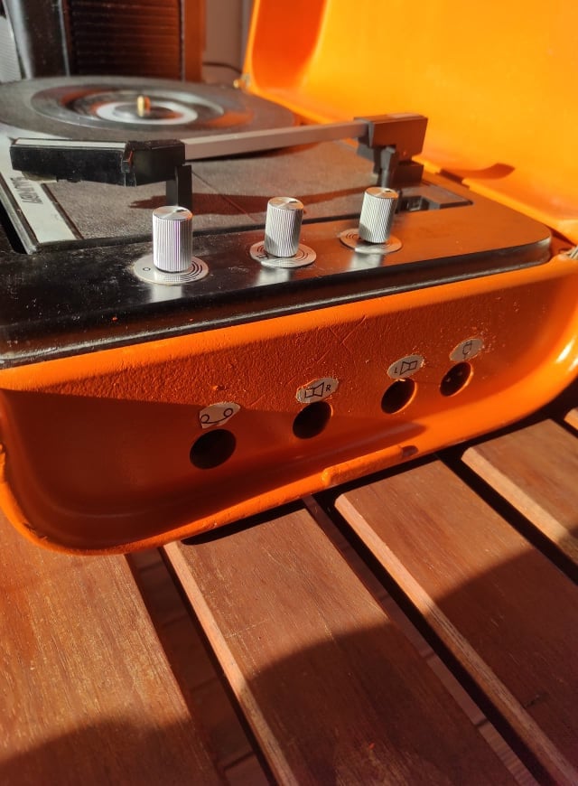 ANCIENNE TV Continental Edison Orange Design Space Age rare télévision vintage EUR 185,00 - FR