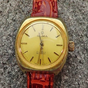 Olma vintage Swiss mechanical women&#39;s / unisex watch I TELL MY Ma