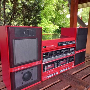 Fisher M 21 stereo Hifi component system radio, tape player, receiver, speakers