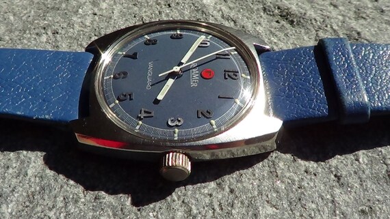 Roamer Vanguard vintage Swiss mechanical men's / … - image 4