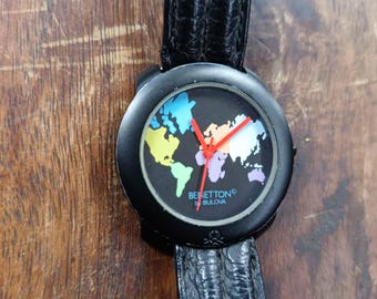 Benetton by Bulova Vintage Swiss Quartz Women's / Unisex Fashion