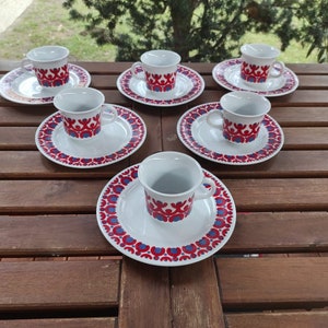 Kahla DANCING INTo THe LIGHT super rare GDR porcelain cup and saucer set