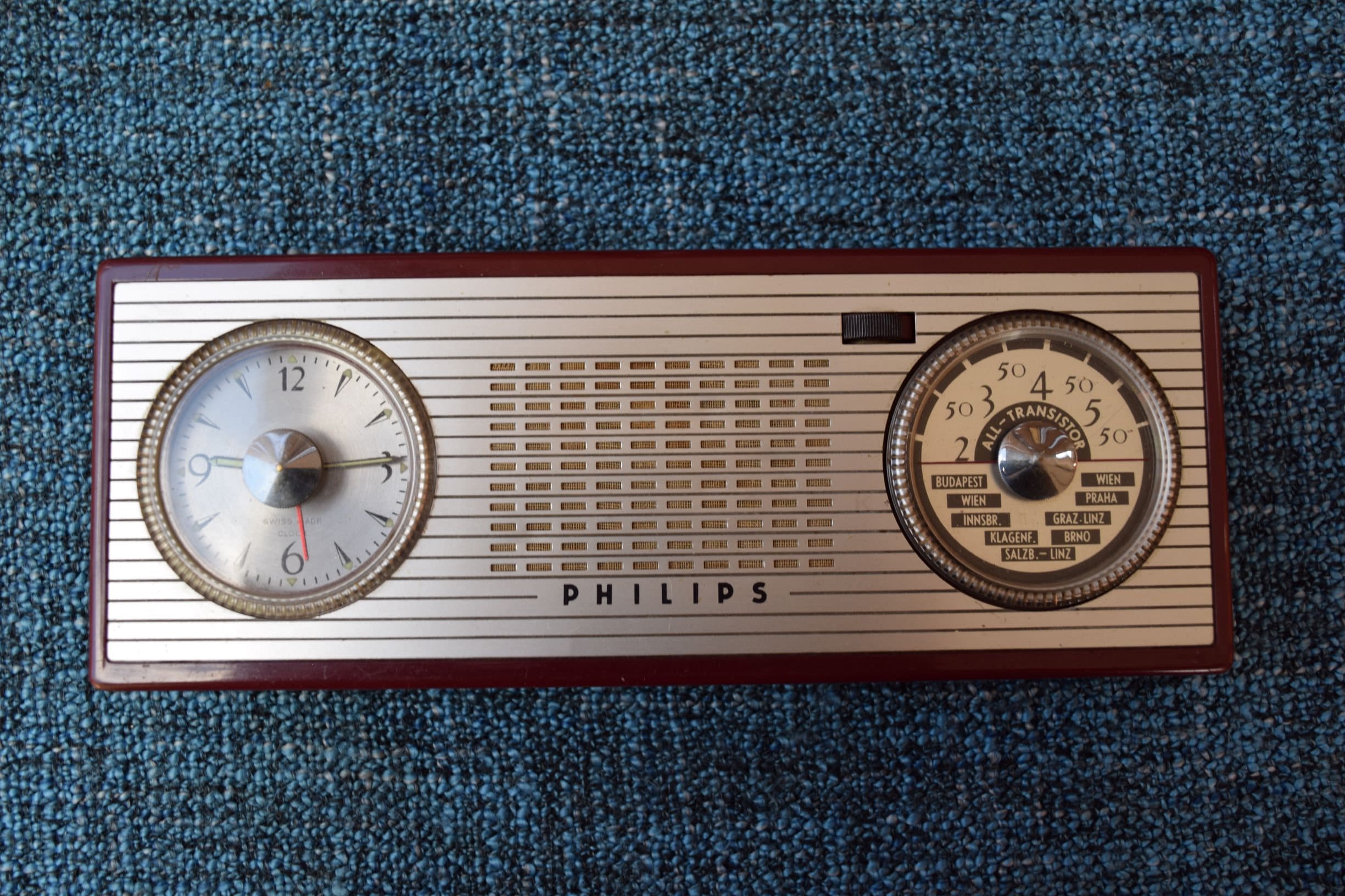 Philips All Transistor RADIO CLOCK 1980 - Etsy