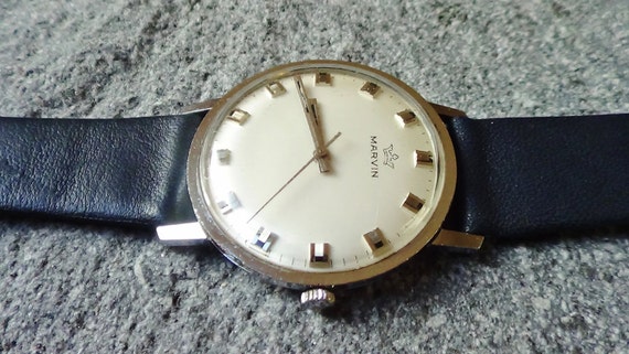 Marvin vintage Swiss mechanical men's / unisex wa… - image 4