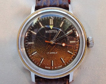 Wostok vintage Russian mechanical men's / unisex watch MOON DESERT DROUGHT