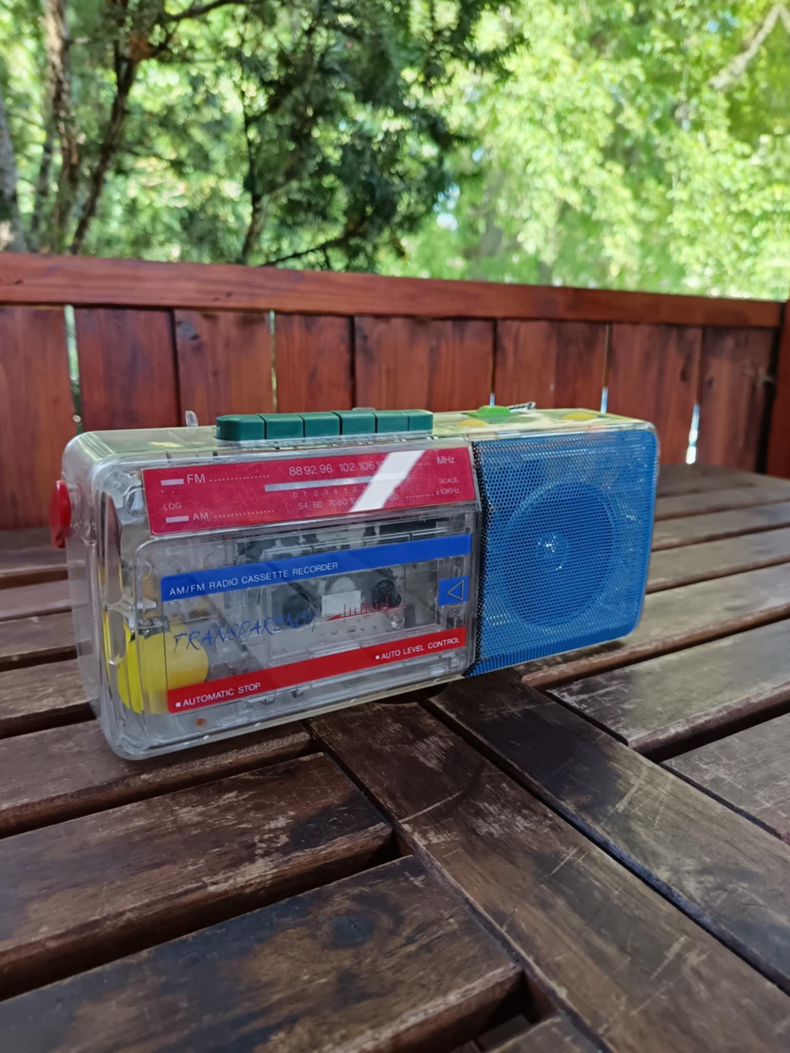 Lenoxx Sound CT 78 Vintage American Transparent Case Boombox - Etsy