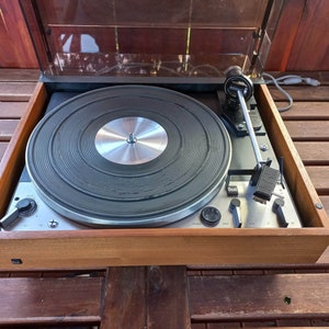 Double tourne-disque HI FI allemand vintage CS 40, platine tourne-disque image 4