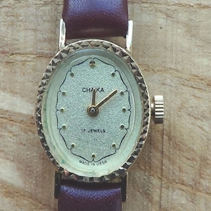 Chaika vintage Russian mechanical women&#39;s watch PREY FOR ME