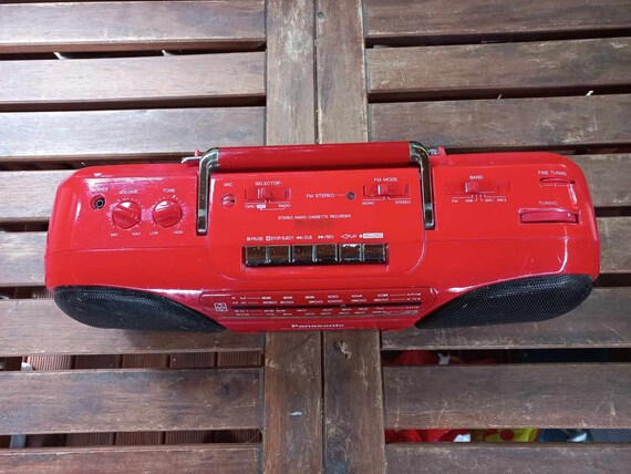 Panasonic RX FS 430 Vintage Japanese Boombox RED River - Etsy