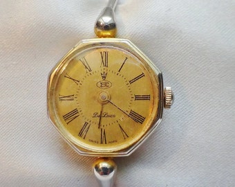 De Luxe vintage Swiss mechanical women's watch MULTIANGLED WARMTH WISH