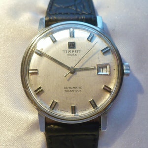 Vintage Tissot Seastar Seven Jumbo Men's Watch 1960s-1970s Vintage Tissot Seastar Seven Jumbo Men's Watch 1960s-1970s