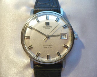 Tissot Seastar Visodate vintage Swiss automatic men&#39;s watch ROLLING GENTLE WAVES