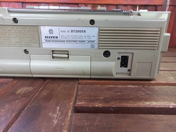 Silver ST 2000 X Vintage Boombox - Etsy