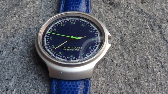 Montre Benetton By Bulova Quartz - Pour Homme - Non Testée, Pour Pièces - Occasion