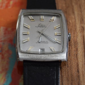 Eza vintage Swiss mechanical men&#39;s watch Art Deco watch WATCHED YOU GROWING Up