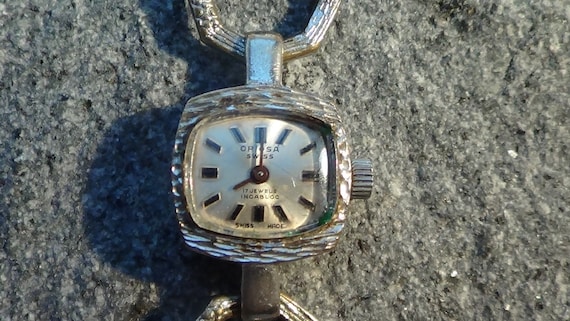 VINTAGE ORIOSA Date 21 Jewels Ladies Automatic Watch Steel Black Works Perfectly Vintage Oriosa Mechanical Watch | Black Dial Watch for  main image 4