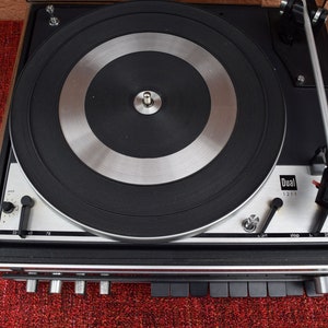 Dual KA12 vintage German record player / radio / amplifier combo 1971-72 with original speakers