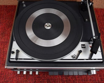 Dual KA12 vintage German record player / radio / amplifier combo 1971-72 with original speakers