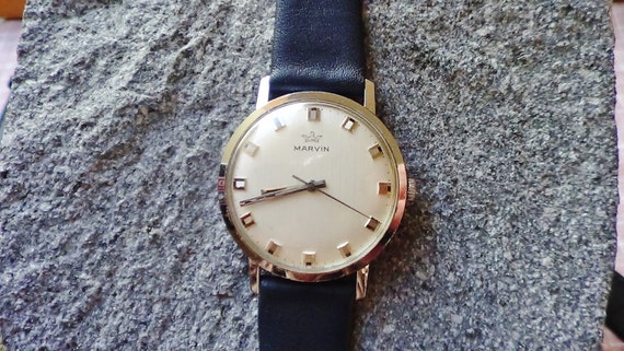 Marvin vintage Swiss mechanical men's / unisex wa… - image 2