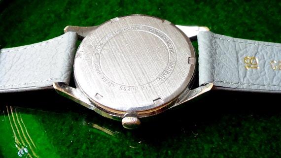 Edox vintage Swiss mechanical men's watch ETERNIT… - image 5