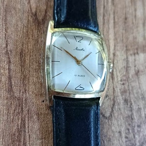 Mauthe vintage German square mechanical ART DECO men&#39;s watch