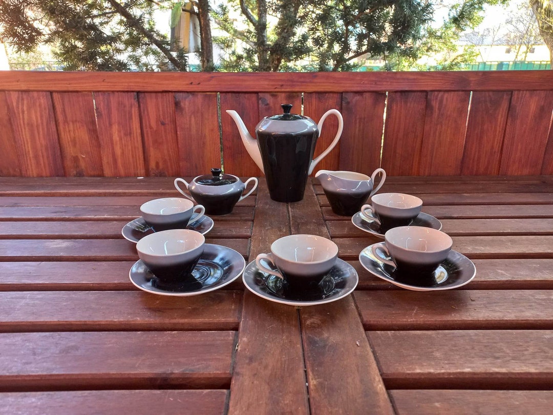 Chodziez Polish Iconic simplicity 5 Person Coffee Set Etsy