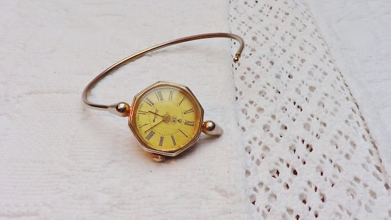De Luxe Vintage Swiss Mechanical Women s Watch MULTIANGLED WARMTH WISH Etsy Australia