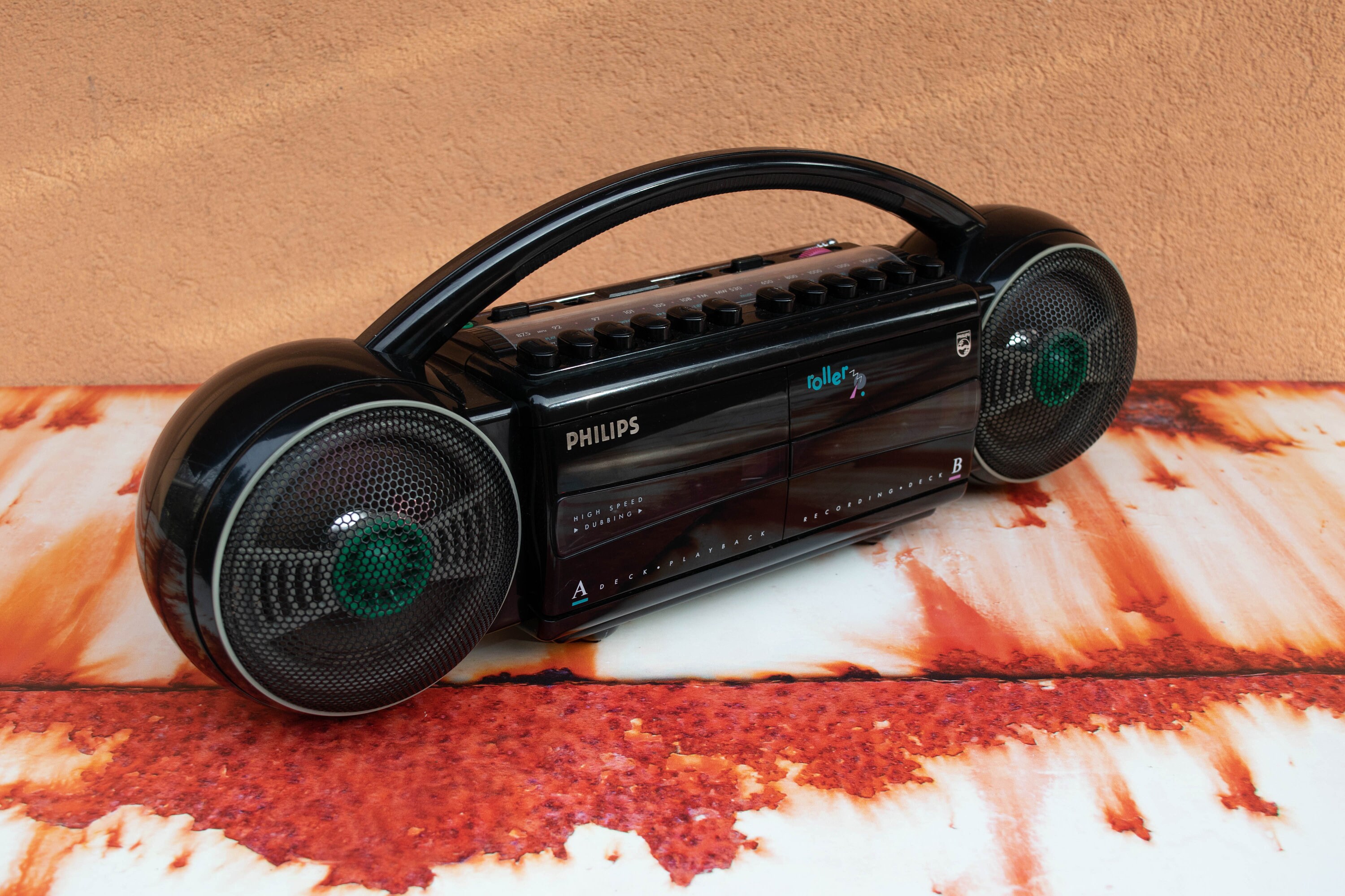 POSTE GHETTOBLASTER BOOMBOX PHILIPS D8268 SUPER TANDEM - VINTAGE