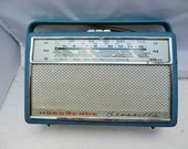 Nordmende Transistor FLYING in a BLUE DREAM radio 1970