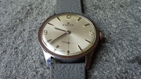 Edox vintage Swiss mechanical men's watch ETERNIT… - image 1