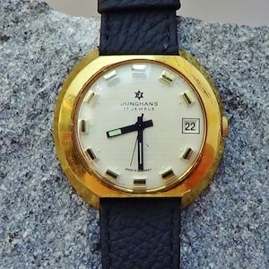 Junghans vintage German square mechanical men&#39;s watch BEEN THERE DONE THAt
