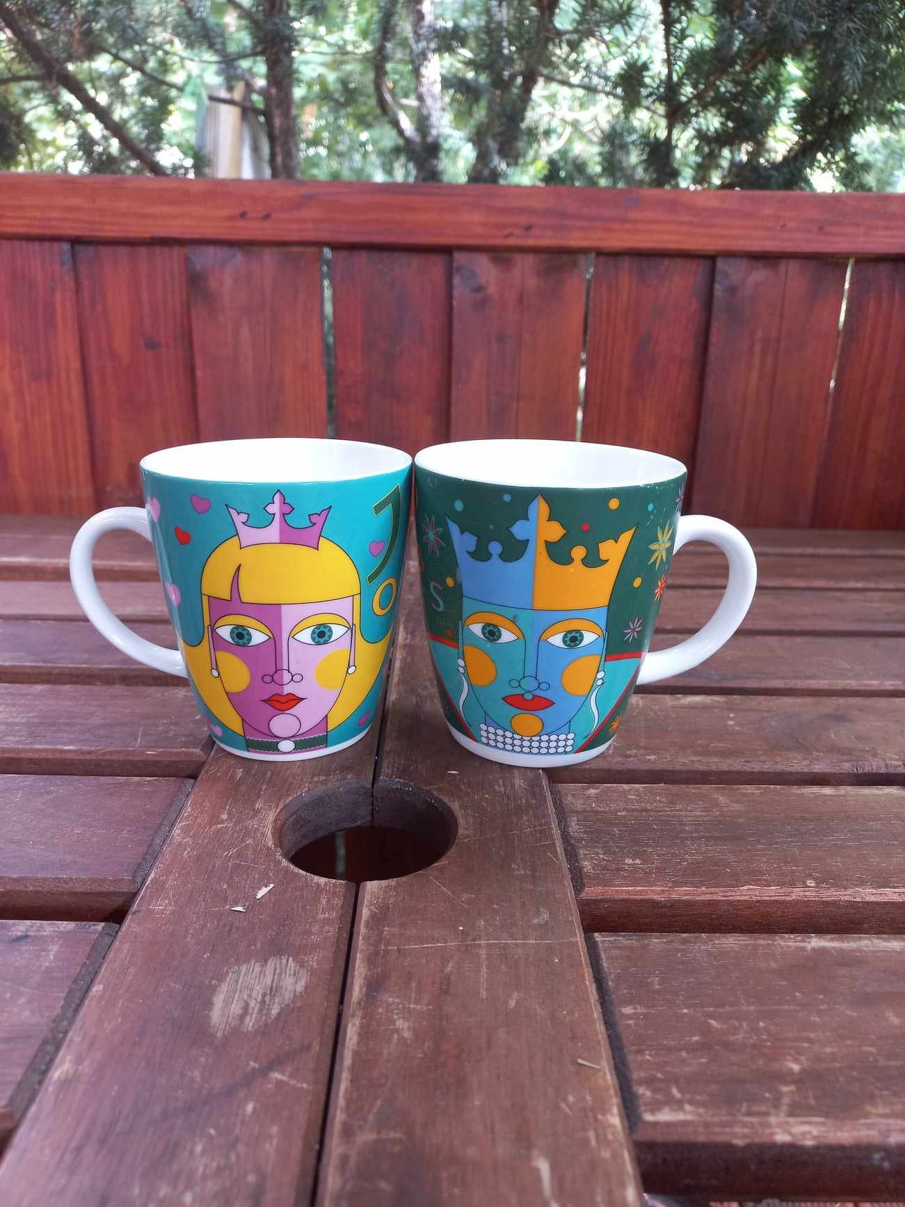 Ritzenhoff Porzellan Kaffeebecher für Jacobs Kronung, für SIE für IHN, QUEEN und KÖNIG