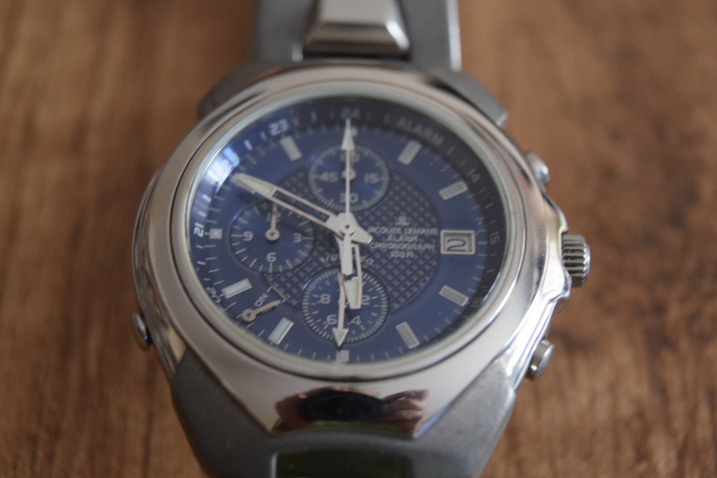 Jacques lemans alarm chronograph sale