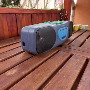 Sony CFS E6 vintage Japanese boombox BLUE DREAM