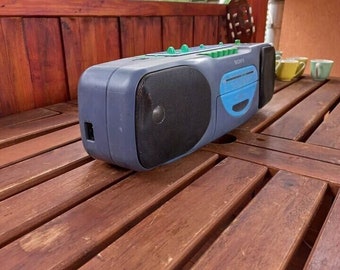 Sony CFS E6 vintage Japanese boombox BLUE DREAM