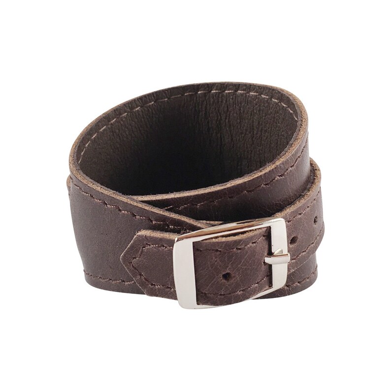 Crop Cuff in Vintage Brumby leather image 1