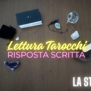 Lettura di tarocchi con RISPOSTA SCRITTA - In Italiano - Consulto di cartomanzia - Lettura dei tarocchi