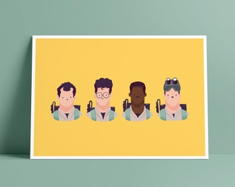 Ghostbusters Portraits - A4