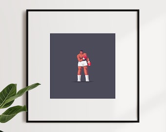 Muhammad Ali - 21cmx21cm