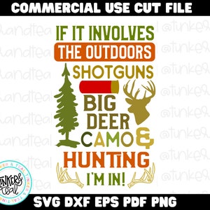 Se envolver SVG ao ar livre, chifres de veado de caça SVG, presente de dia dos pais, arquivos cortados para Cricut, silhueta, download digital