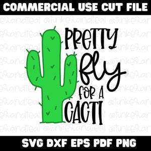 Jolie mouche pour un cactus SVG, citations drôles de cactus, citations botaniques, jeux de mots sur les cactus, fichiers de coupe pour Cricut, téléchargement numérique, fichier silhouette