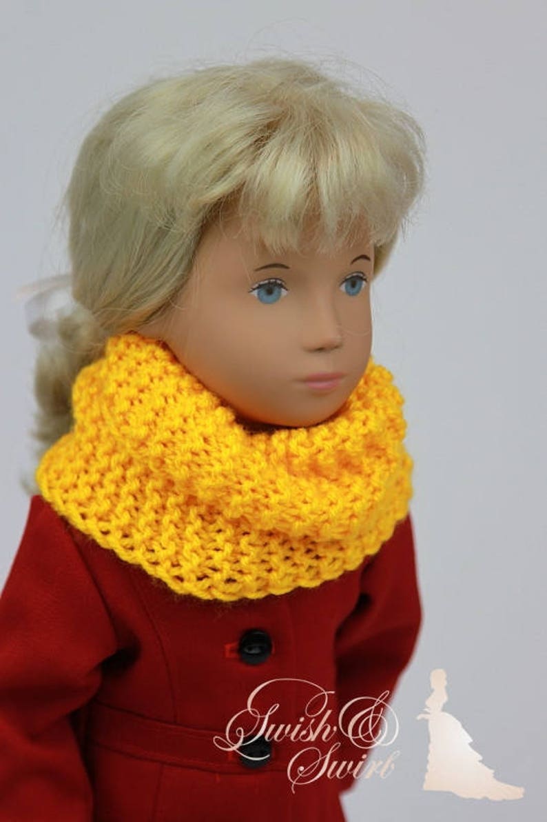 PDF Knitting Pattern SS1740-K01. Highlands Cowl for 16-20-inch dolls like A Girl for All Time, Carpatina, American Girl, Sasha image 3