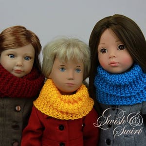 PDF Knitting Pattern SS1740-K01. Highlands Cowl for 16-20-inch dolls like A Girl for All Time, Carpatina, American Girl, Sasha image 8