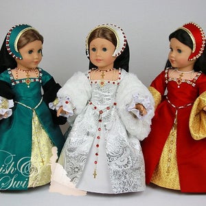 PDF Pattern SS1530-04. Catherine Howard Tudor Gown for 18-inch dolls such as American Girl®. image 4