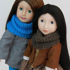 PDF Knitting Pattern SS1740-K01. Highlands Cowl for 16-20-inch dolls like A Girl for All Time, Carpatina, American Girl, Sasha image 6