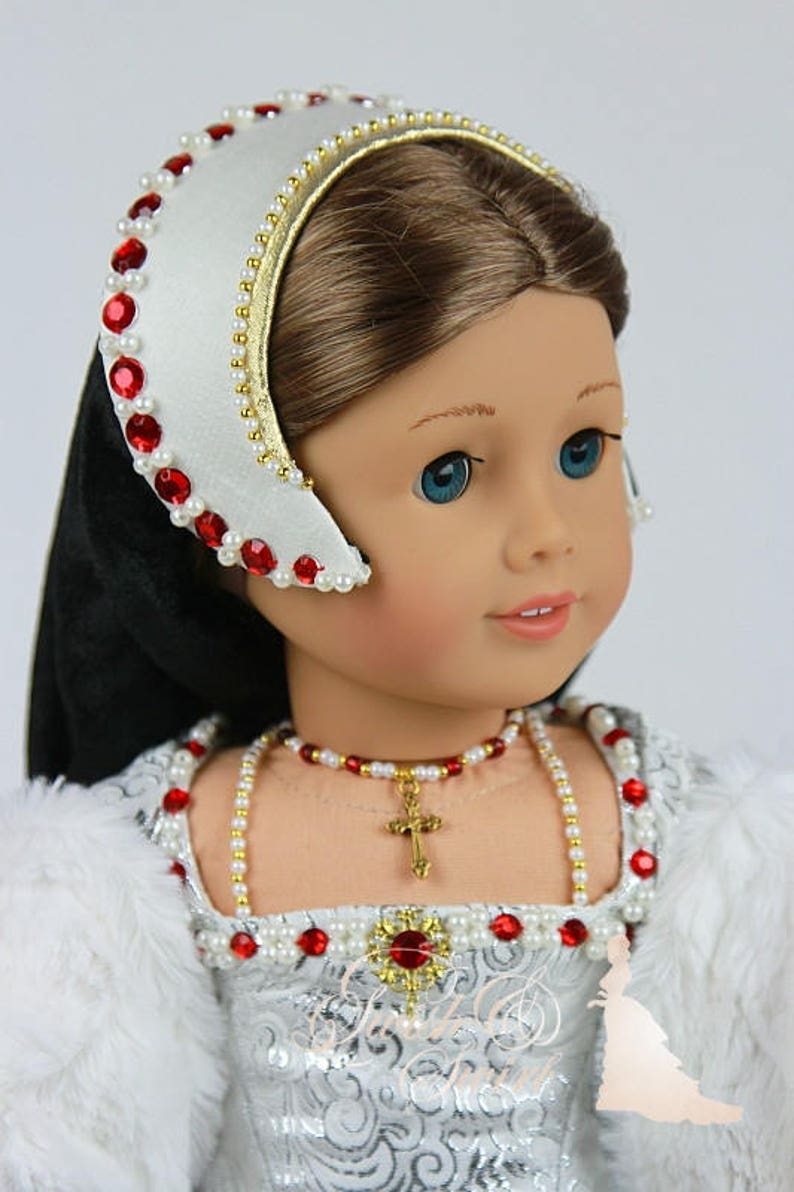 PDF Pattern SS1530-04. Catherine Howard Tudor Gown for 18-inch dolls such as American Girl®. image 5